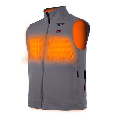 Milwaukee M12 Heated Gray Vest, 3X-Large (Bare Tool)