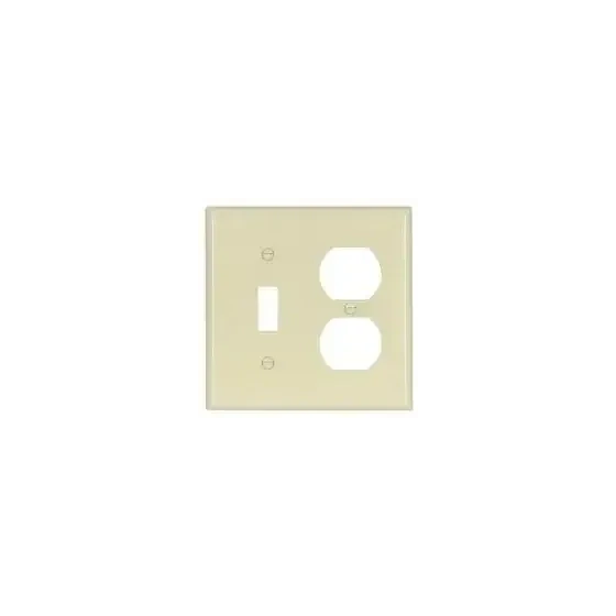 Eaton 2138LA-BOX Lt Almond Switch/Receptacle Cover, 2G