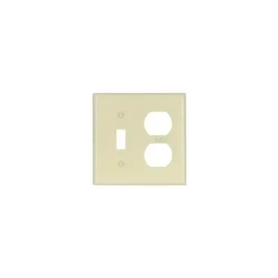 Eaton 2138LA-BOX Lt Almond Switch/Receptacle Cover, 2G