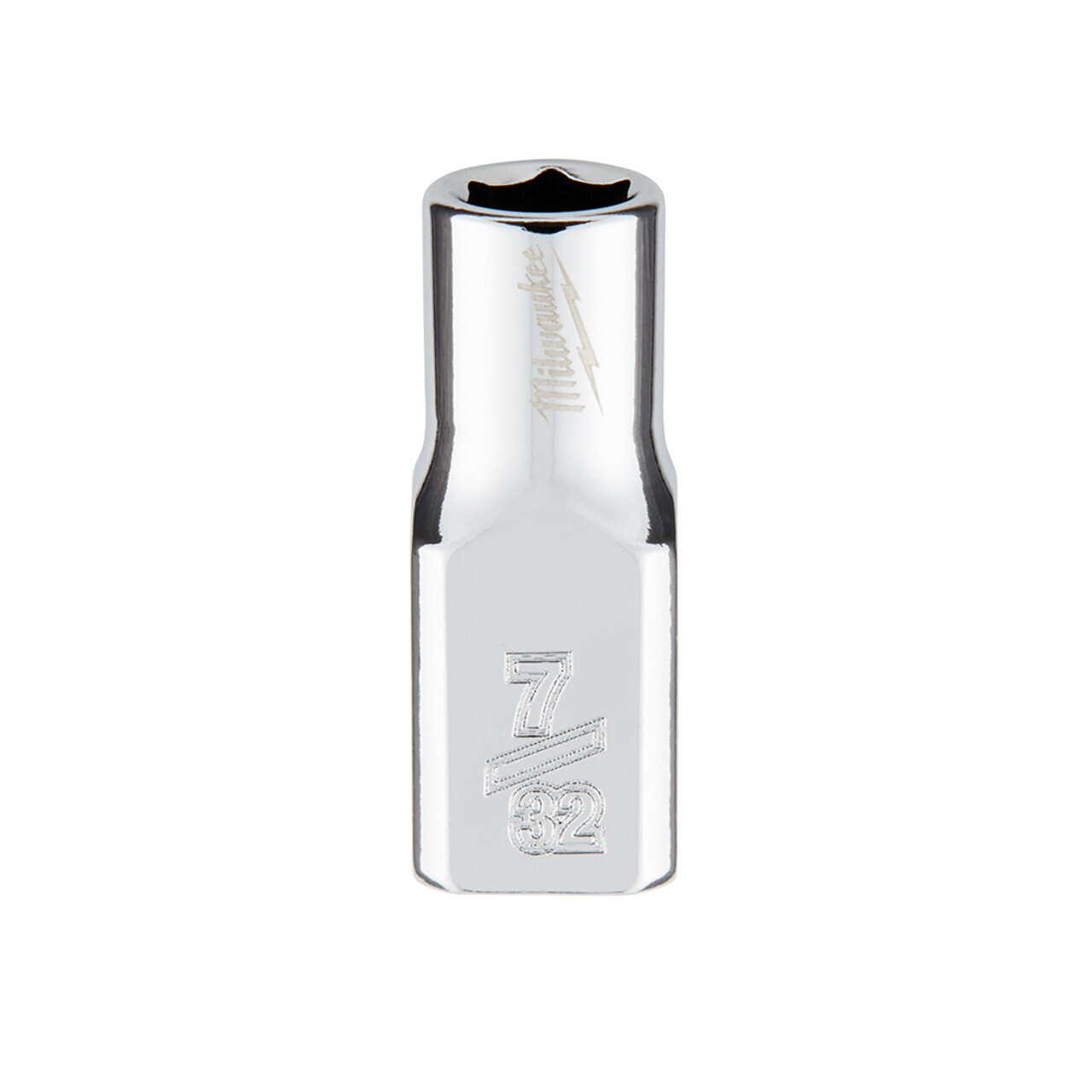 Milwaukee 1/4&quot; Drive SAE Shallow Socket, 7/32&quot;