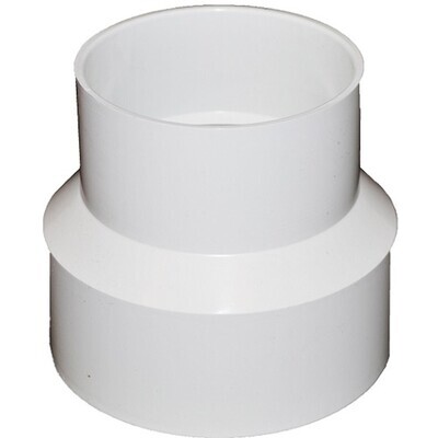 PVC SDR35 Reducer Coupler, 8&quot;X6&quot;