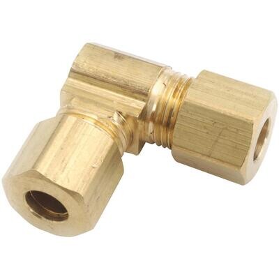 Anderson Metals 750065-06 Brass Compression Ell, 3/8&quot;X3/8&quot;