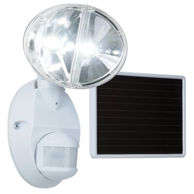 Eaton MSLED180W/MSL White Solar Floodlight, Motion Detect.