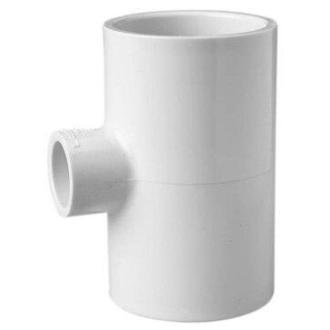 Tigre Sch40 PVC Tee, 6&quot;X6&quot;X4&quot;, SXSXS