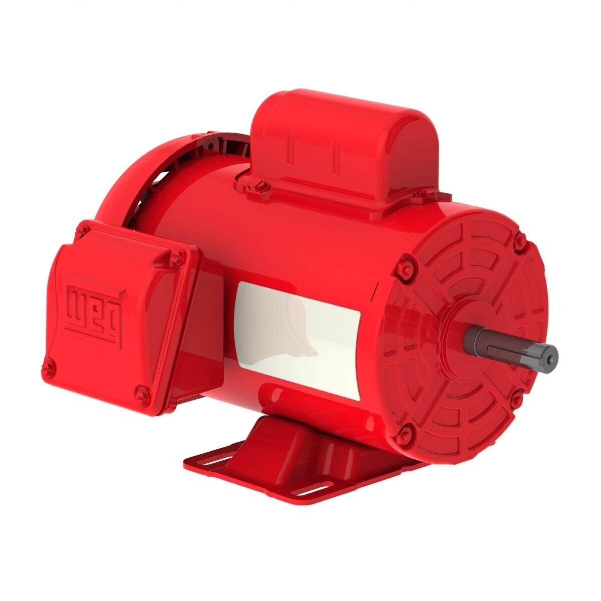 WEG Farm Duty Electric Motor,  1/3 HP, W56 Frame, 3FLA, 115/230V
