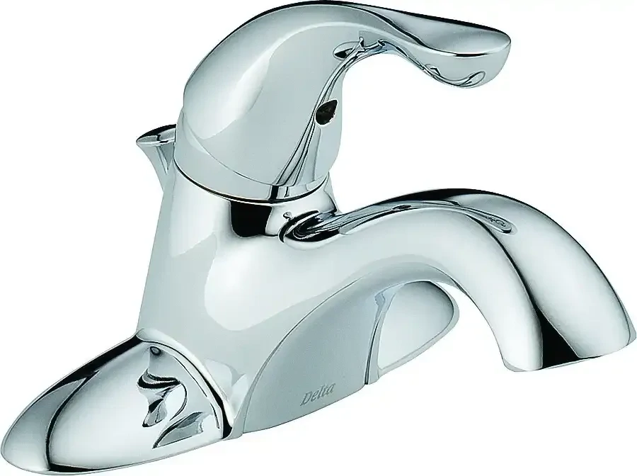 DELTA Classic Chrome Single Lever Bathroom Faucet w/Pop-Up