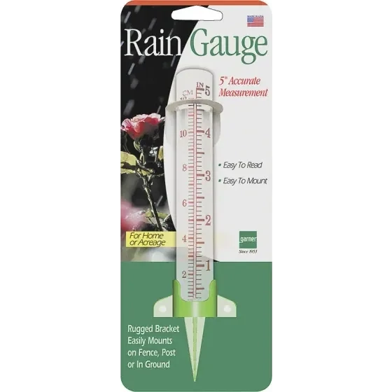 EZRead 820-0409 Basic Rain Gauge, 5&quot;