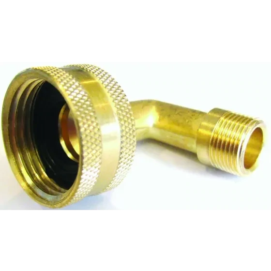 Anderson Metals 737469/469-0612 Brass Dish-washer Elbow, 3/4&quot;GHT X 3/8&quot; Compression
