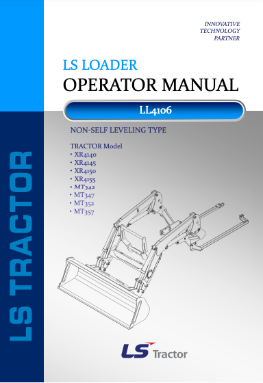 LL4104 Loader Operator&#39;s Manual