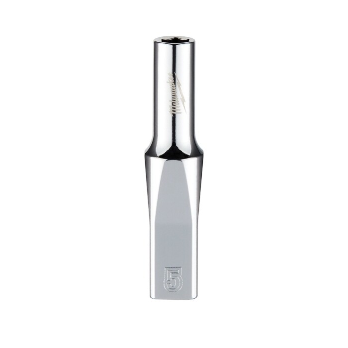 Milwaukee 1/4&quot; Drive Metric Deep Socket, 5mm