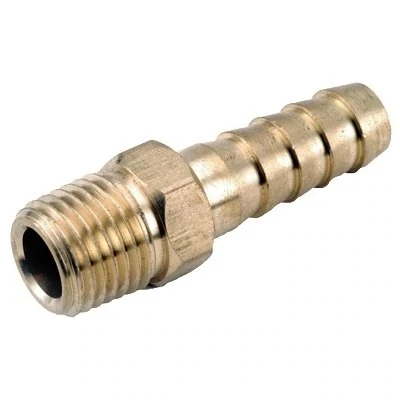 Brass Male Adaptor, 1/8&quot;Barb X 1/4&quot;MP