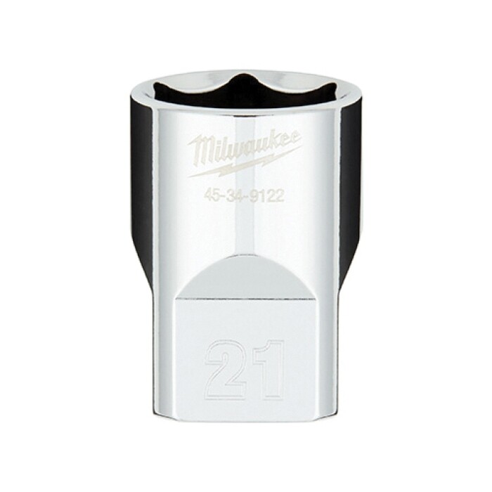 Milwaukee 1/2”Drive Metric Socket, 21MM