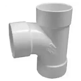 CANPLAS 414126BC PVC S&amp;D Tee, 6&quot;