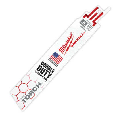 Milwaukee Double Duty 6&quot; 14 TPI The Torch™ SAWZALL® Blade   10Pk