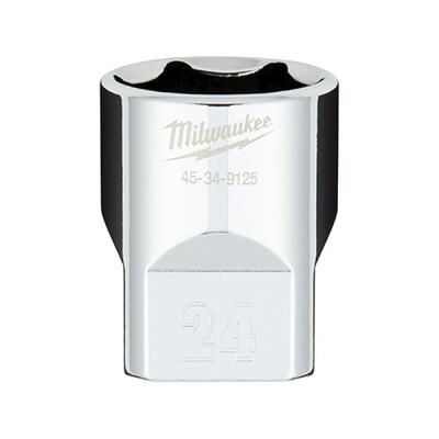 Milwaukee 1/2”Drive Metric Socket, 24MM
