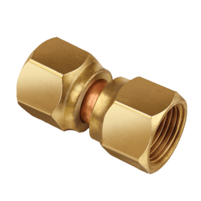 Anderson Metals 754070-04 Female Flare Swivel Connector, 1/4&quot;