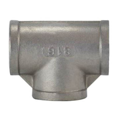 Anderson Metals 62258B 304 Stainless Steel Tee, 2&quot;, 150Psi