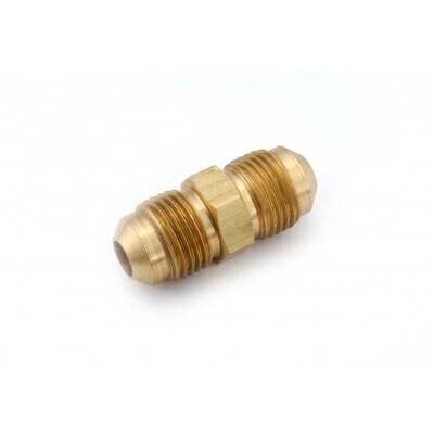 Anderson Metals 754042-10 Brass Flare Union, 5/8&quot;X5/8&quot;