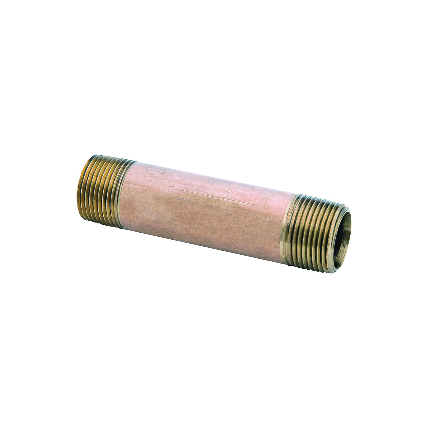 Anderson Metals 38300-0830 Brass Pipe Nipple, 1/2&quot;X3&quot;
