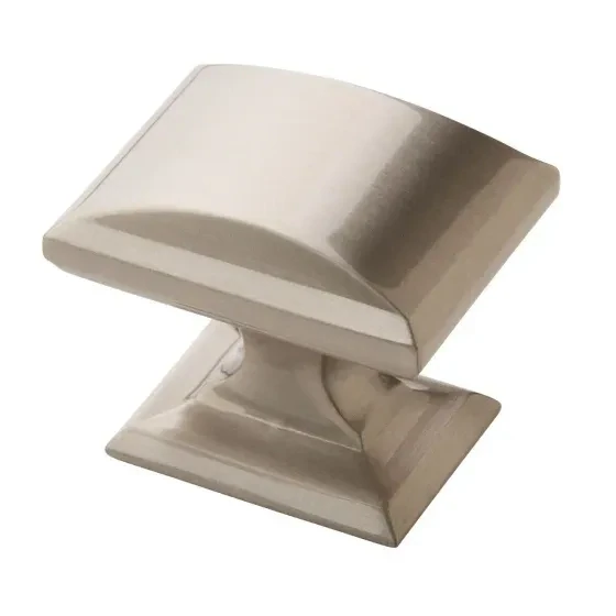 Amerock BP29340G10 Candler Satin Nickel Knob, 1-1/4"X1-1/8"