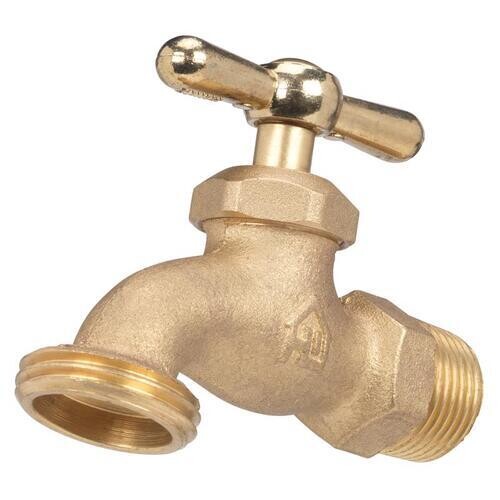 B&amp;K 103-004 Brass Hose Bibb, 3/4&quot;