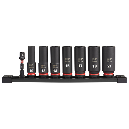 8PC Impact Duty™ 3/8&quot; Drive Metric Deep 6 Point Socket Set