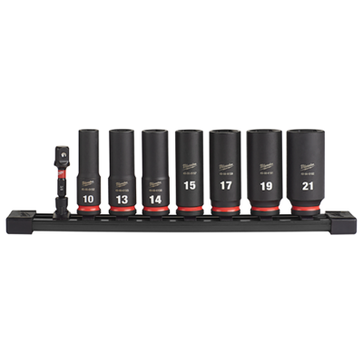 8PC Impact Duty™ 3/8&quot; Drive Metric Deep 6 Point Socket Set