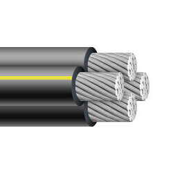 Aluminum Quadruplex URD Wire, 2-2-4-6