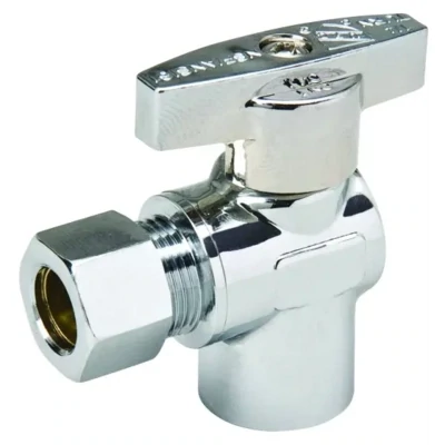 B&amp;K 190-232HC Angle Supply Valve, 1/2&quot;FPX3/8&quot;Compr.