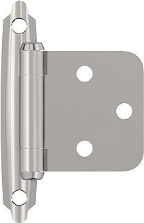 Amerock BPR342926 Polished Chrome Variable Overlay Hinges, 2Pk