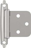 Amerock BPR342926 Polished Chrome Variable Overlay Hinges, 2Pk