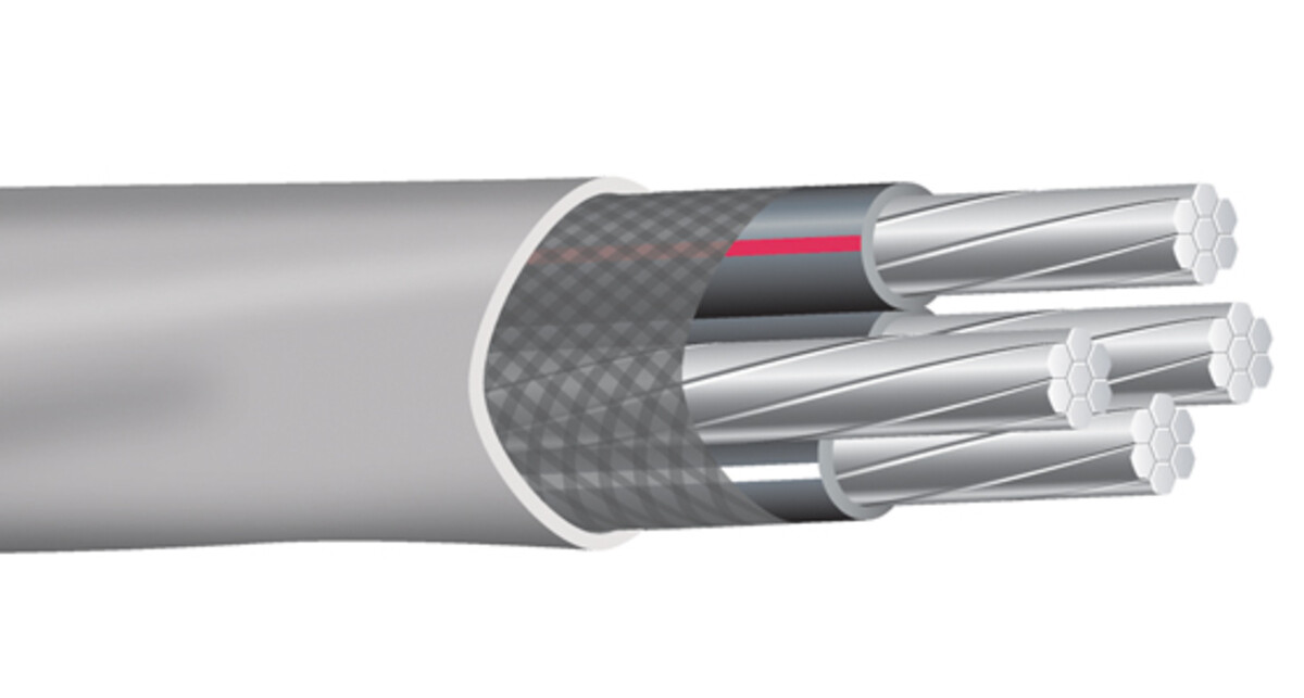 AlumaFlex Service Entry Building Wire (SER), 4/0-4/0-4/0-2/0 200Amp 500Ft