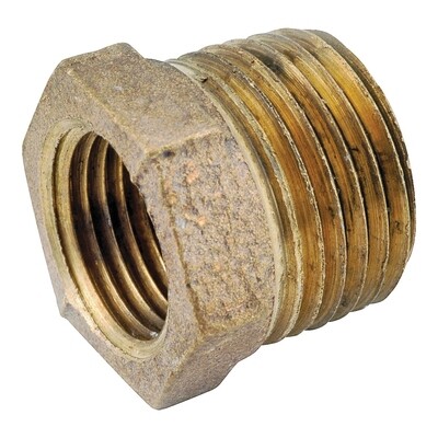 Anderson Metals 738110-1204 Brass Pipe Bushing, 3/4&quot;X1/4&quot;