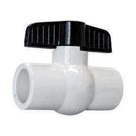 B&amp;K 107-633HN PVC Ball Valve, 1/2&quot; Solvent Weld