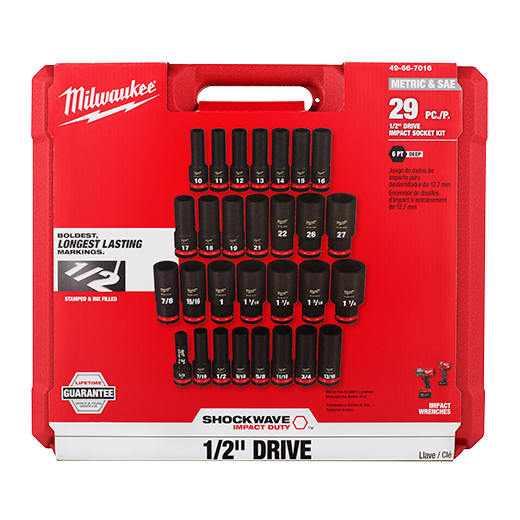 29PC SHOCKWAVE Impact Duty™ 1/2&quot; Drive