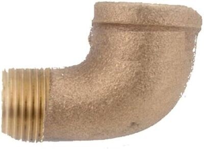 Anderson Metals 738116-08 Brass Street Elbow, 1/2&quot;