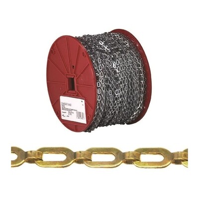 Campbell 072-3817N Brass Sash Chain, 1/0, 35Lb WLL