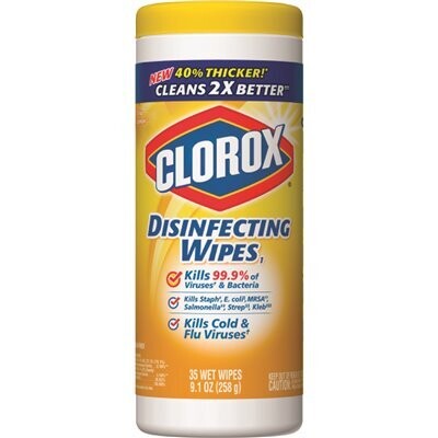 Clorox 01594 Citrus Scent Clorox Wipes