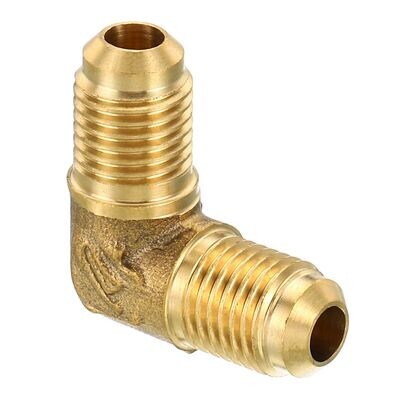 Brass Flare Tee, 1/4&quot;