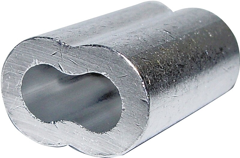 Campbell 7670724 Aluminum Cable Ferrule, 1/8&quot;