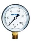 Bottom Mount Pressure Gauge, 100PSI