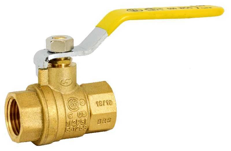 Brass Ball Valve, 3&quot; Full Port, 250Deg, 500Psi
