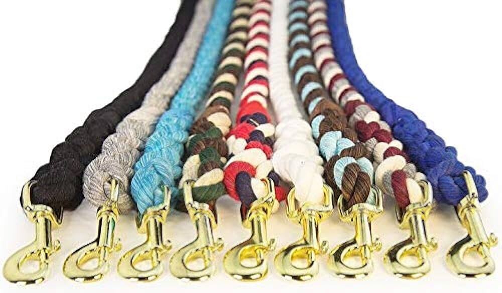 Cotton Rope Lead, 1/2&quot;X6Ft