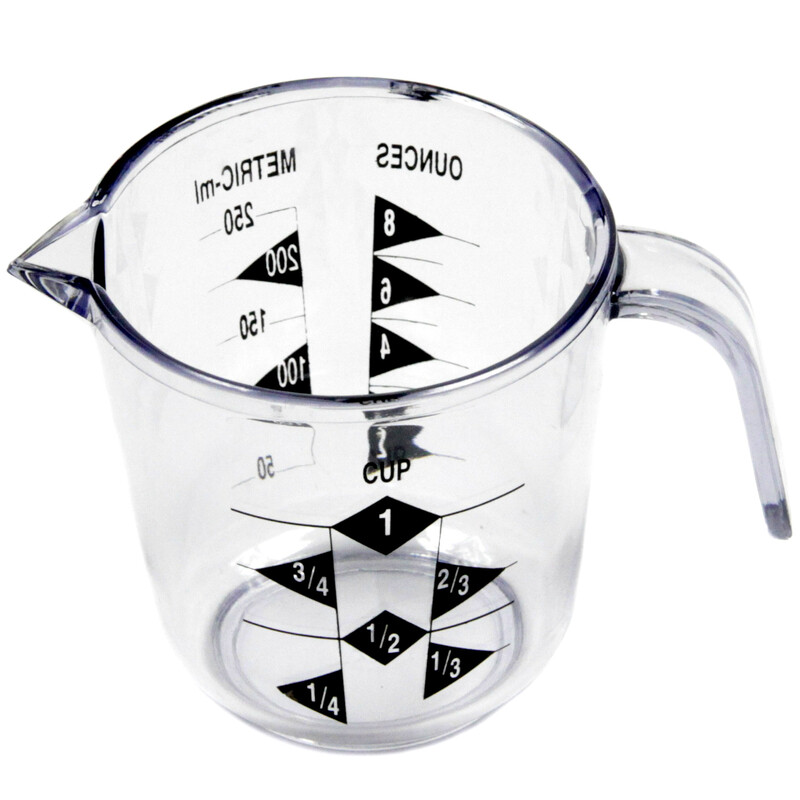 Chef Craft 20789 Plastic Measuring Cup
