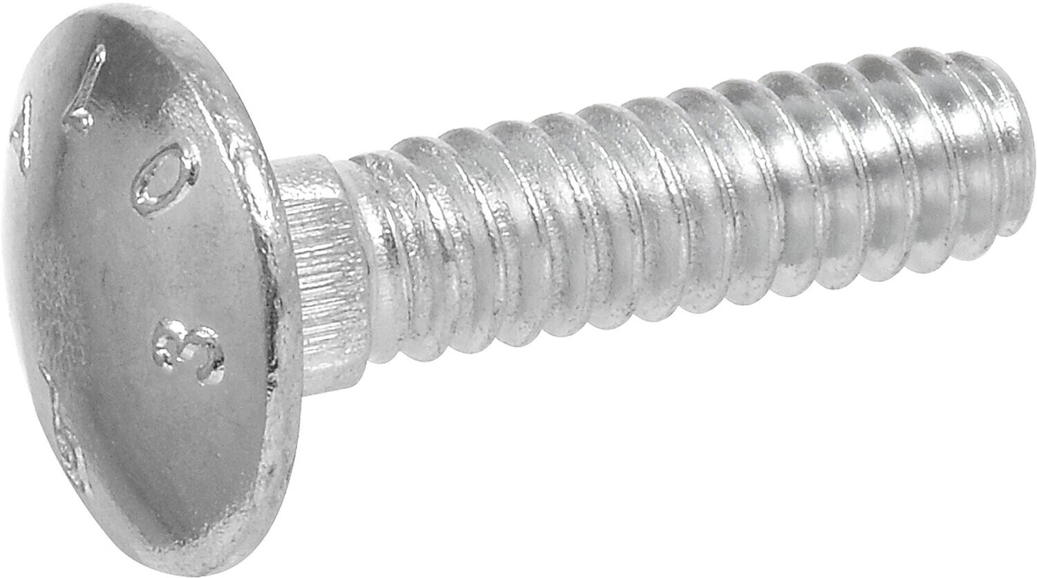 Carriage Bolt, 3/16&quot;X1-1/4&quot; ZP  24Pk
