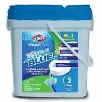 Clorox 23012CLX XtraBlue  3&quot; Chlorine Tablets, 12Lb
