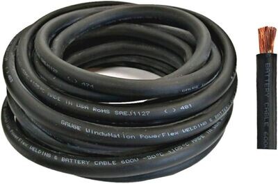 Black Welding Cable,  2-Gauge