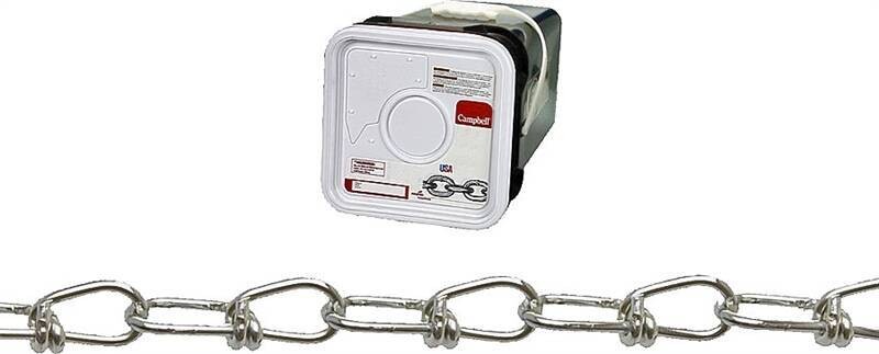 Campbell 075-4126 Double Loop Chain, #1/0, 155Lb WLL