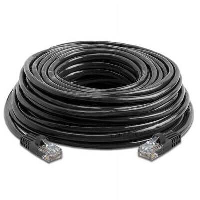 Zenith PN10505EB Black Cat5E Network Cable, 50Ft