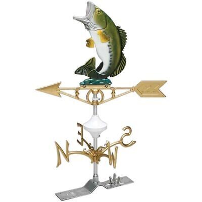 Bass Fish Weather Vane